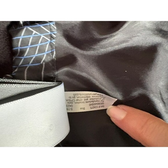 Gerry Boys Puffe Winter Jacket Sz S 7-8 Gray Blue Insulated Full Zip Coat Pocket - Picture 11 of 14